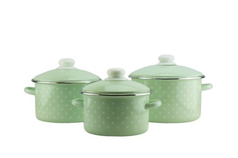  Набор посуды 3 пр. Зеленый чай (2л, 3л, 4л) фото 1