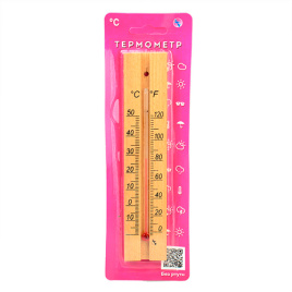 Термометр комнатный деревянный тб-206 в  блистере
