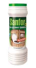 SANFOR Средство для дачных туалетов 400г дезодорирующее Антизапах
