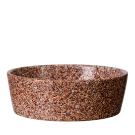 Горшок керамический 1 л Сахара коричневый кактусница