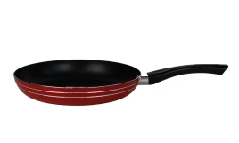 Сковорода 140 а/п, без крышки, с ручкой, цвет красный, для всех плит кроме индукционных