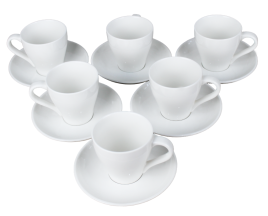 Набор чайный 12 предметов: чашка 230 мл - 6шт, блюдце - 6 шт