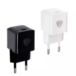By сетевое зарядное устройство space power 20w, usb-c pd, пластик