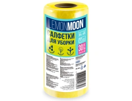 Салфетка вискозная в рулоне 230х250 80 г/м² 30 шт Lemon Moon