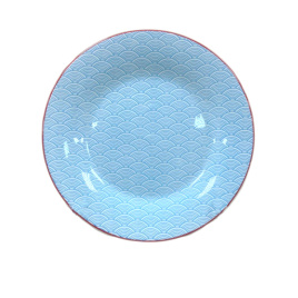 Тарелка плоская круглая d=17,5 см, Прилив