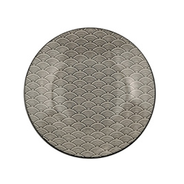 Тарелка плоская круглая d=17,5 см, Волна