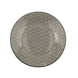 Тарелка плоская круглая d=17,5 см, Волна