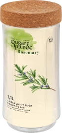 Банка для продуктов 1,1 л Sugar&Spice Rosemary с завинчивающейся пробковой крышкой