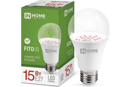 Фито лампа для рассады и растений ЛОН А60 E27 15W 15мкмоль/с 110x60 LED-A60-FITO 6502