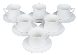 Набор чайный 12 предметов: чашка 220 мл - 6шт, блюдце 14 см - 6шт