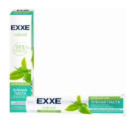 Зубная паста EXXE Natural 75 мл Зелёный чай