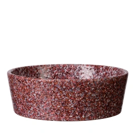 Горшок керамический 1 л Сахара бордовый кактусница