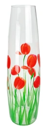 Ваза Тюльпаны Коне декоративная v- 10,56 л, h- 60 см, d- 17,8 см