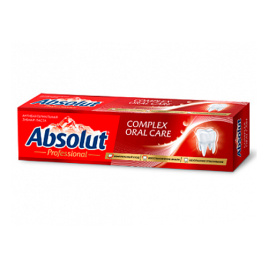 Зубная паста ABSOLUT PRO complex oral care 110 г (комплексная защита полости рта), в пенале