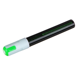 [о613029] Маркер меловой стираемый "Жидкий мел", 1мм, флуоресцентный зеленый, пластик, чернила