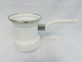 Кофеварка эмалированная без рисунка 0,4л
