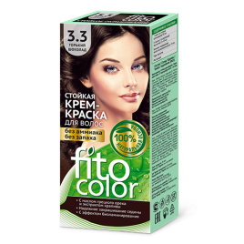 Крем-краска для волос стойкая серии Fitocolor, тон 3.3 горький шоколад 115мл