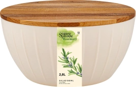 Салатник 2,8 л Sugar&Spice Rosemary с деревянной крышкой