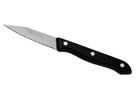 Нож 21 см для чистки овощей, пластиковая ручка, в цветной упаковке 12шт
