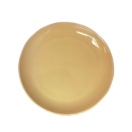 Тарелка плоская круглая d=25,4 см, цвет ванильный