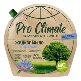 Жидкое мыло 700 мл PRO CLIMATE Луговые травы дой-пак