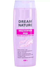 Dream Nature Мицеллярная вода для всех типов кожи, 400мл