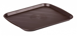 Поднос столовый 355*470 мм коричневый