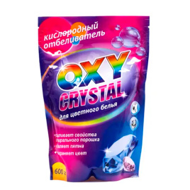 Отбеливателоь ХБК OXY CRYSTAL 600 гр кислородный д/цветного белья
