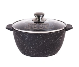 Кастрюля 5,0 л АП Гранит black