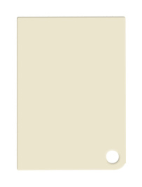 Доска разделочная 247х175х2мм Asti прямоугольная гибкая (светло-бежевый)