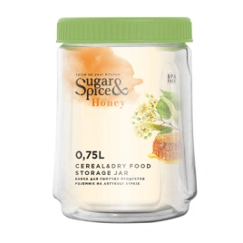 Банка для сыпучих продуктов 0,75 л Sugar&Spice Honey фисташка