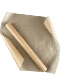 Бумага для выпечки пергамент 380 мм*42см коричневая 10л/рул Домовушка