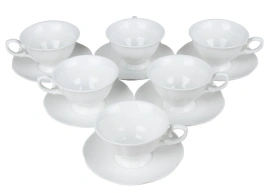 Набор чайный 12 предметов: чашка 200 мл - 6шт, блюдце 14,5 см - 6шт