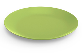 Тарелка d- 200мм плоская Натура оливкой