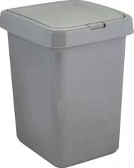 Контейнер для мусора 25,0 л с/кр серый