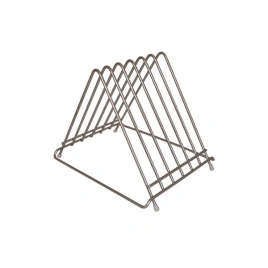 Подставка для разделочных досок треугольная хром 285*190*150