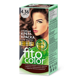 Крем-краска для волос стойкая серии Fitocolor, тон 4.36 мокко 115мл