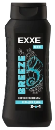 EXXE Гель для душа 400 мл MEN 2 в 1 BREEZE Морские минералы