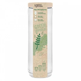 Банка для сыпучих продуктов 1,6 л Green Republic лён