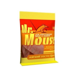 Mr. Mouse тесто-брикет от грызунов 100гр