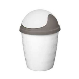 Контейнер для мусора Rambai круглый 1,5л (светло-серый)