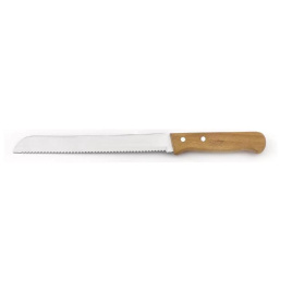 Нож 32,4 см хлебный, деревянная ручка