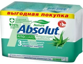 Мыло ABSOLUT FitoGuard алоэ 4х75 гр