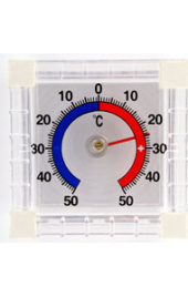 Термометр оконный Биметаллический квадратный, мод. ТББ, уп. блистер