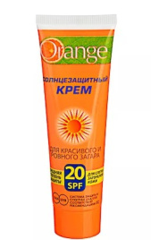 Крем солнцезащитный для загара "orange" spf 20, 90мл