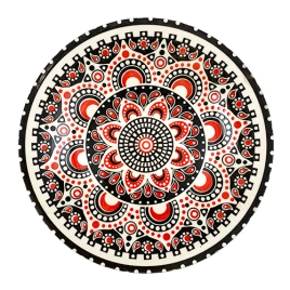 Тарелка плоская круглая d=20, Восточная сказка