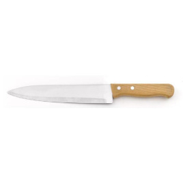 Нож-шеф 32 см кухонный, деревянная ручка