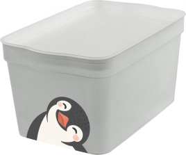 Ящик для хранения 2,3 л Keeplex Happy Penguin