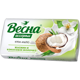 Мыло ВЕСНА Ассорти жасмин и кокосовое молочко 90 гр