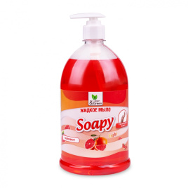 Жидкое мыло 1000 мл Soapy Light Грейпфрут с дозатором Clean&Green CG8239